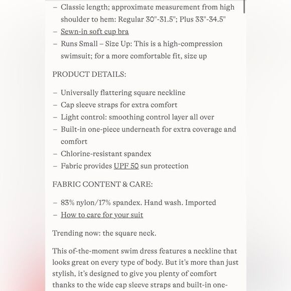 Land's End Slender Suit V Neck Ruched 1 piece Swimsuit Dress blackberry size 10 - Picture 10 of 14